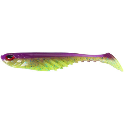 Мягкая приманка Berkley Powerbait Ripple Shad 9см цв. PURPLE CHARTREUSE