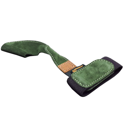 Напальчник Barracudoff с резинкой из замши Зеленый размер XL