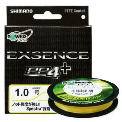 Шнур PE Shimano PP-S53L Exsence PP4+ 150m #0.6 (4.7Kg)