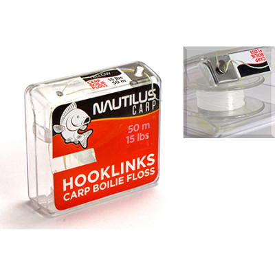Поводковый материал Nautilus Carp Boilie Floss 15lb 50м White*