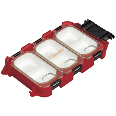 Коробка Gamakatsu GM2484 Quick Case RED - 2 отделения внутри