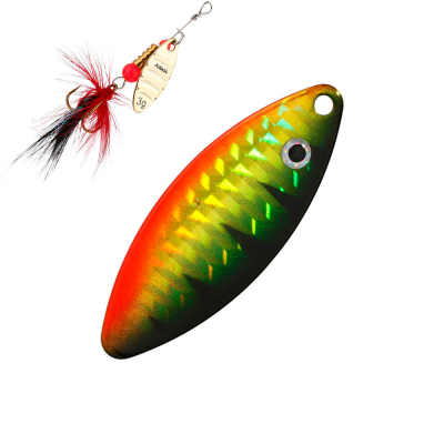 Блесна вращающаяся Mikado Stream №4 - серебро/62 HOLO