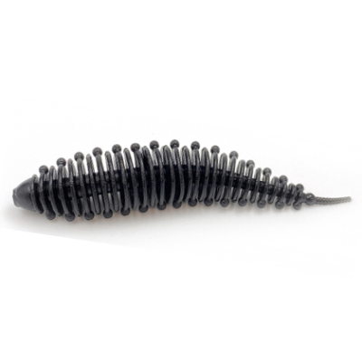 Силиконовая приманка Boroda Baits Ayra XL цв. Чёрный, 6 шт./уп.