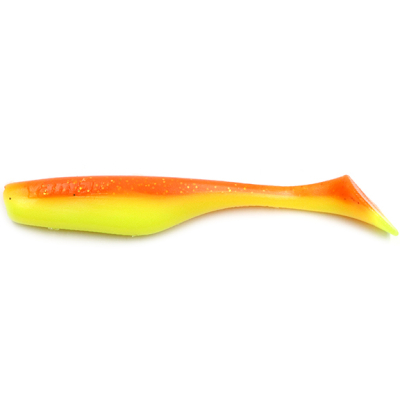 Силиконовая приманка Yaman Greedy Shad 5,5" цвет #25 - Sunshine (уп. 4 шт.)