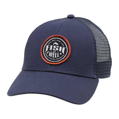 Кепка Simms Fish It Well Trucker, Dark Moon