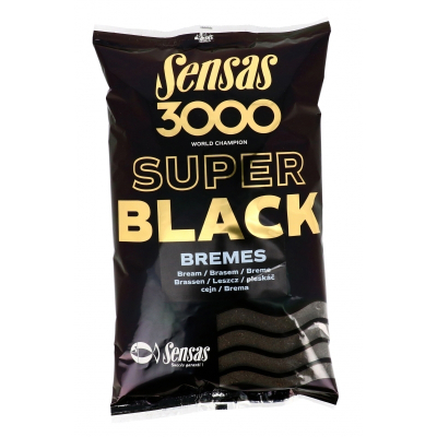 Прикормка Sensas 3000 Super BLACK Bremes 1кг