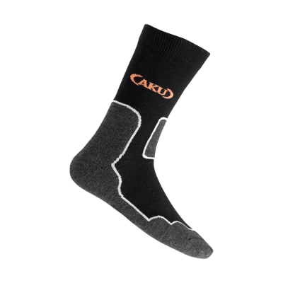 Носки AKU Backpacking Low цв. black/orange р. L