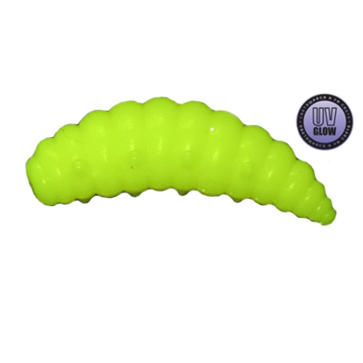 Силиконовая приманка Zombie Dura Plus (Дура+) цвет Шартрез (Сhartreuse) UV floating