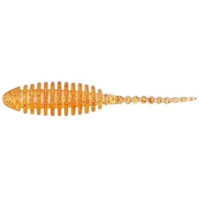Силиконовая приманка Megabass Dr. Choro 1,5" цв. clear orange/red&gold flake