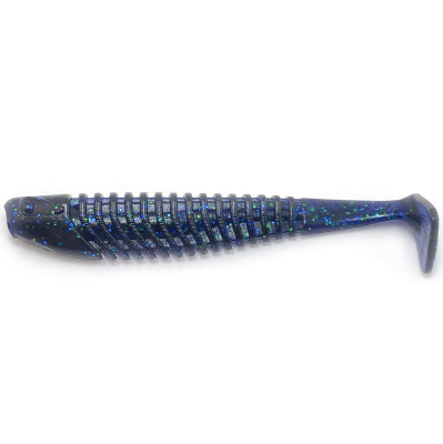 Силиконовая приманка Boroda Baits Yakudza 85 mm "СИНЯЯ НОЧЬ" (Blue Night)