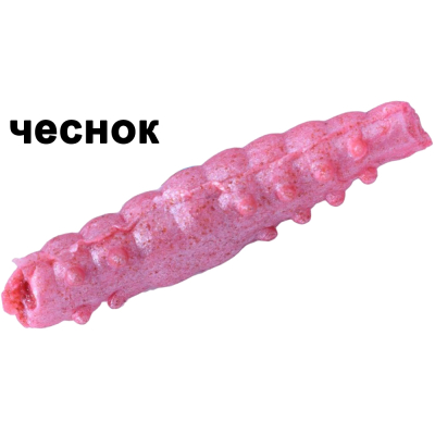 Форелевая силиконовая приманка Опарыш Крупный чесночный Berkley Honey Worm GAR Bubblegum