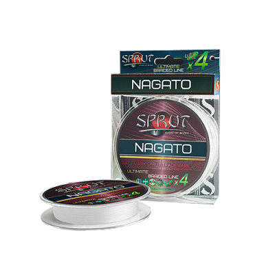 Шнур Sprut Nagato Hard Ultimate Braided Line x4 (140m/Crystal White/0,12mm/9,1kg)
