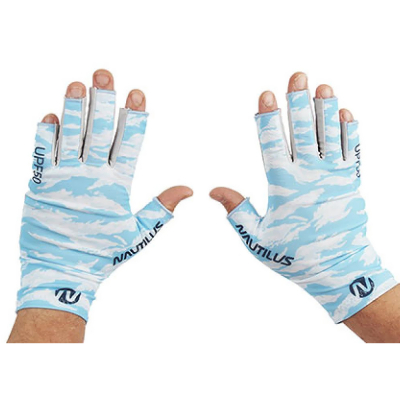 Перчатки летние Nautilus SPF50 Lite Gloves Pro цв. Blue р-р. M/L