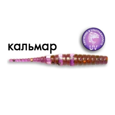 Силиконовая приманка Crazy Fish Polaris 5-4.5-12-6 кальмар цв. ultraviolet (ультрафиолет)