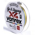 Леска плетеная Lucky John Vanrex Egi & Jigging Х4 Braid Multi Color 150/012