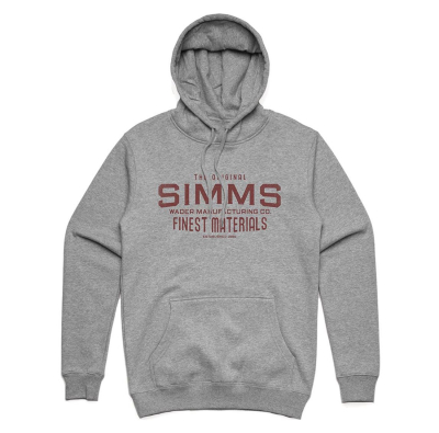 Толстовка Simms Wader Mfg Hoody, M, Gunmetal Heather