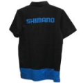 Рубашка Поло Shimano, короткий рукав, размер L, цв. черный (SHI17001L)