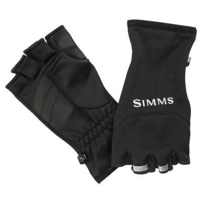 Перчатки Simms Freestone Half Finger Mitt, Black, XL