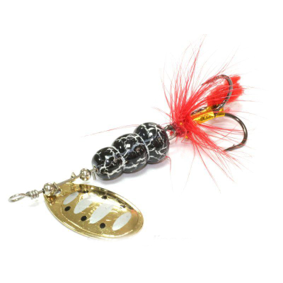 Блесна вращающаяся Sprut Shinzo Spinner #3 (10g/GSBK)