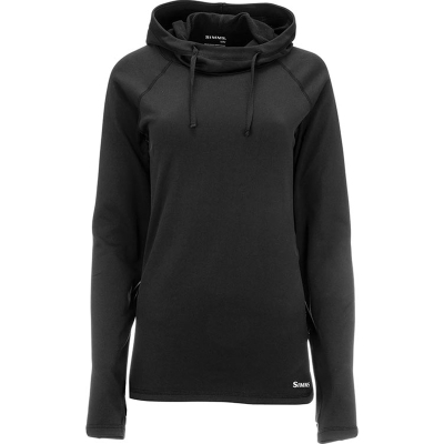 Толстовка Simms Women's Heavyweight Baselayer Hoody, Black, S