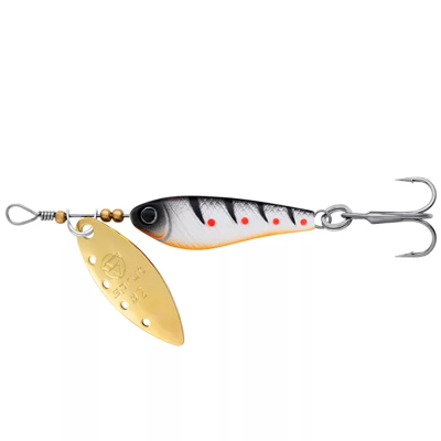 Блесна вращающаяся Sprut Alpina Long Spinner #2 (9g/ WBKP-G)