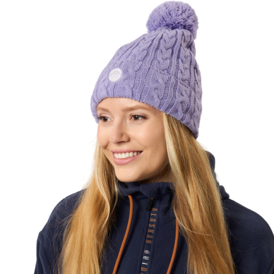 Шапка женская Alaskan Knitted сиреневый (AWHPL)