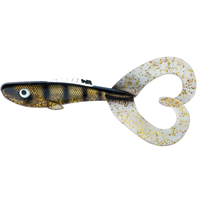 Силиконовая приманка Abu Garcia Beast Twin Tail 170mm цв. Bronze Bomber