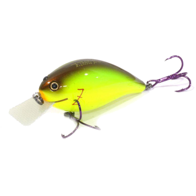 Воблер Megabass Z-Crank Red Label цв. il lime chart brown