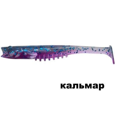 Силиконовая приманка Crazy Fish Nano Minnow 3.5" 54-90-97d-6 кальмар цв. 97D