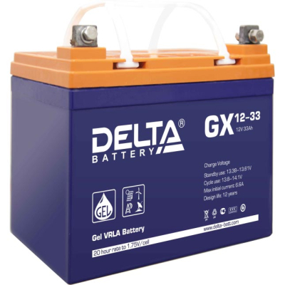 Аккумулятор Delta GX 12-33