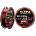 Шок лидер моно AwaS Ion Power Fluorine Taper Leaders Red 15м x 5шт 0,23мм to 0,57мм
