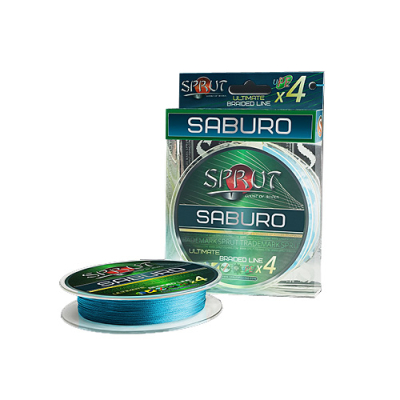 Шнур Sprut Saburo Soft Ultimate Braided Line x4 ( 95m/Sky Blue/0,12mm/9,1kg)