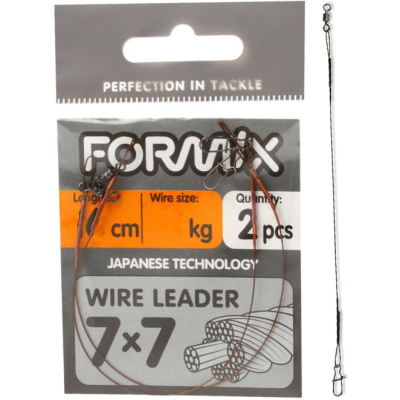 Поводок Formix 7*7 25см 9 кг (2 штуки в уп-ке)