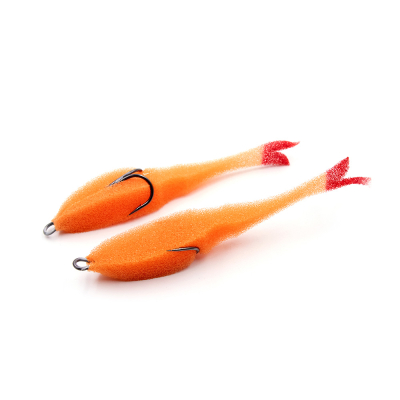 Поролоновая рыбка Yaman Devious Minnow на двойнике, р. 120 мм, цвет 9 (5 шт.)