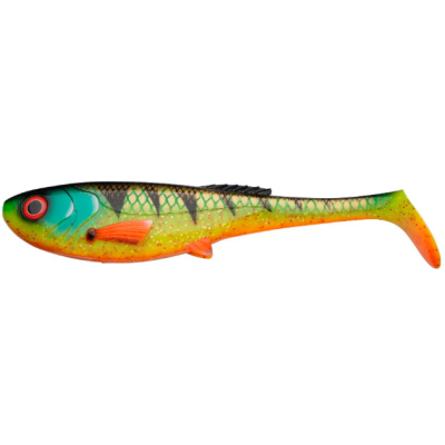 Приманка мягкая Abu Garcia Beast Slim Paddle 21cm 4шт #Firetiger