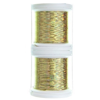 Плоский люрекс Holographic Tinsel Gold 