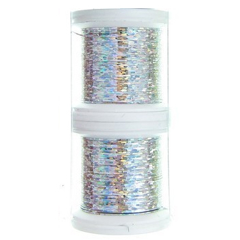 Плоский люрекс Holographic Tinsel Silver 