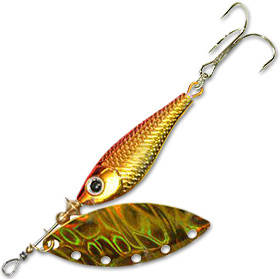 Блесна вращающаяся Daiwa Silver Creek Spinner R 1120 Holo цв. Akakin 3447