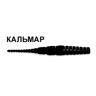Силиконовая приманка Crazy Fish Polaris 5-45-51-6 кальмар цв. black (черный)