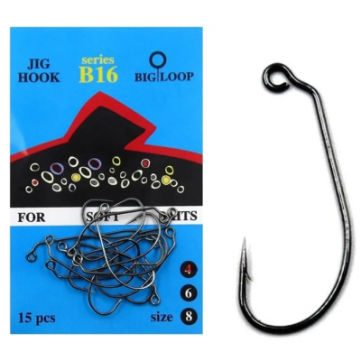 Крючок Trout Zone B-16 №8 15шт. steel 0.58mm