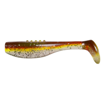 Риппер Dragon Bandit Pro 3,5"/8,5cm 10 шт. CLEAR/MOTOR OIL silver glit. silver