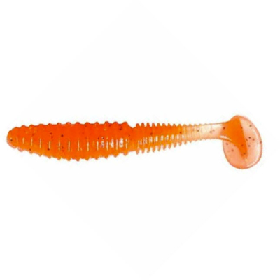 Мягкие приманки LureMax Ayame 4''/9,5см, LSA4-06-008 Fire Carrot (6 шт.)