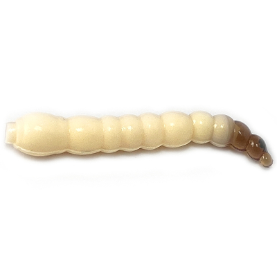 Силиконовая приманка Boroda Baits Kora Buba цвет "Слеза ангела" (Молочный апельсин), 12 шт./уп.
