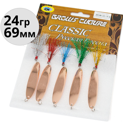 Приманка Grows Culture KACTMACTEP 6018A 24g цв. # copper 5шт/уп