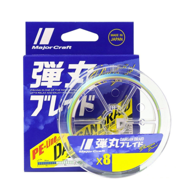 Шнур Major Craft Dangan Braid X8 200m Multicolor DB8-200/1MC