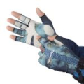 Перчатки без пальцев Aquatic ПЧ-09 (цвет Camo Blue, размер L/XL)