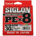 Плетёный шнур Sunline Siglon PE×8 300m (Multicolor 5C) #0.8/12LB