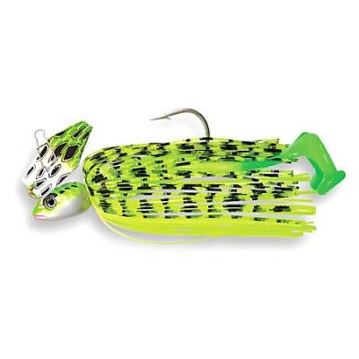 Силиконовая приманка Z-man Chatter Frog цв. Black Barb Wire/Chartreuse