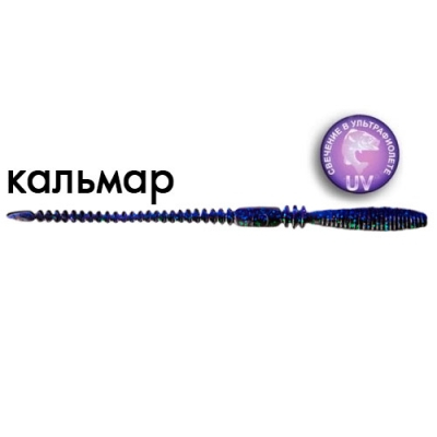 Силиконовая приманка Crazy Fish Cruel Leech 5.1'' 6 шт. 42-130-12d-6 кальмар цв. night sky (ночное небо)