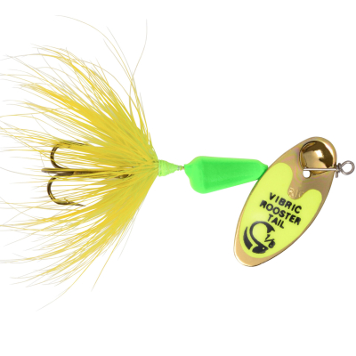 Блесна Yakima Vibric Rooster Tail 460 цвет LCMY